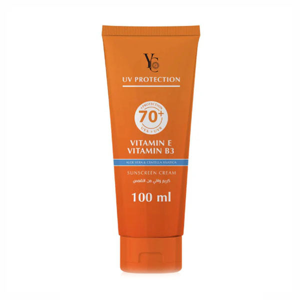 واي سي كريم واقي شمس SPF 70+ حماية للبشرة الحساسة 100 مل |  صيدلية.كوم.