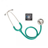 Internal medicine stethoscope from oromed, green color, ORO-SF 502