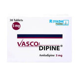 Vascodipine 5 mg 30 tablets