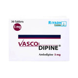 Vascodipine 5 mg 30 tablets