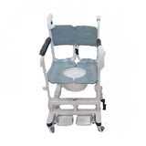 Gray patient pull chair, size 45 cm