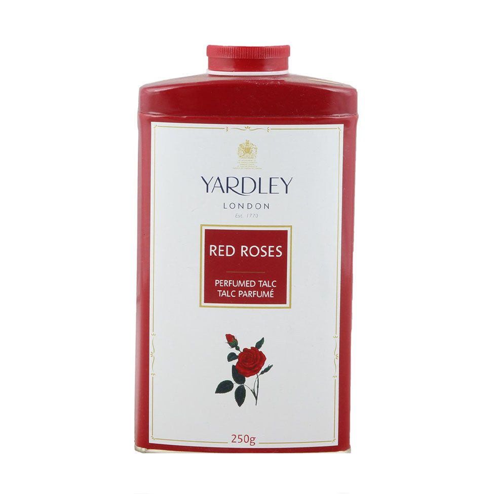 ياردلي بودرة التلك بعطر الورد الأحمر