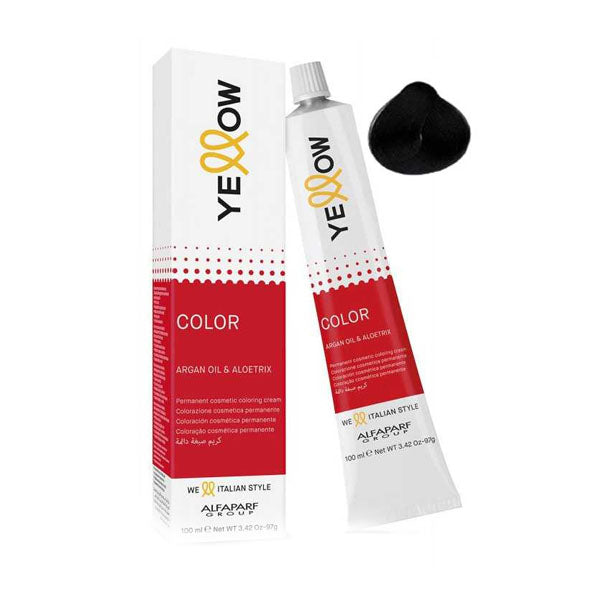 يلو صبغة شعر 1 اللون الأسود 100 مل.