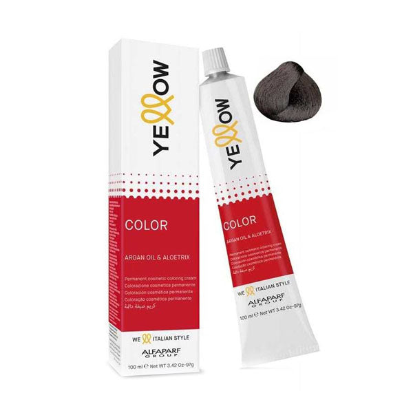 يلو صبغة شعر 3 اللون البني الداكن 100مل.