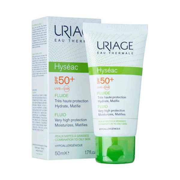 Uriage Essiac SPF 50+ for oily skin, 50 ml