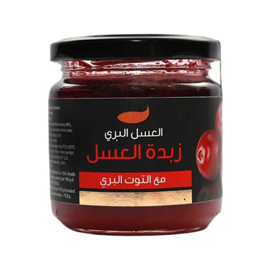 زبدة العسل مع التوت البري