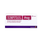 Zestril 5 mg 28 tablets