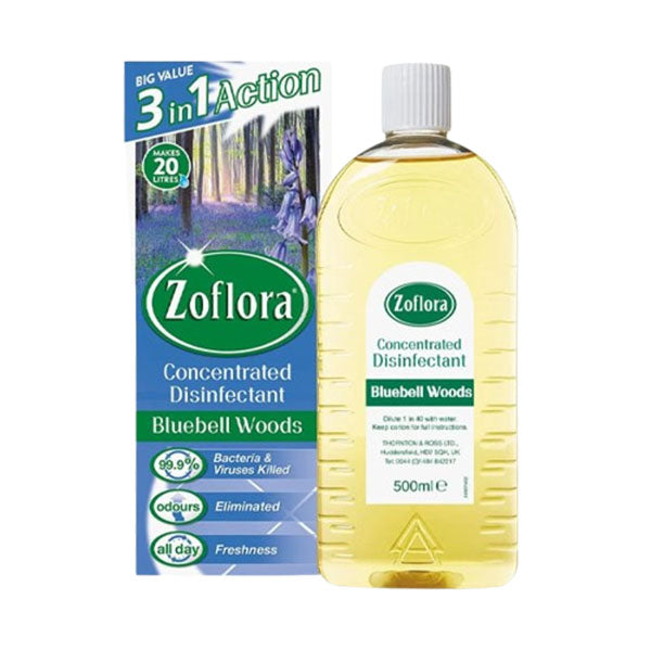 زوفلورا مطهر مركز 3 في 1 برائحة زهور البنفسج 500 مل.