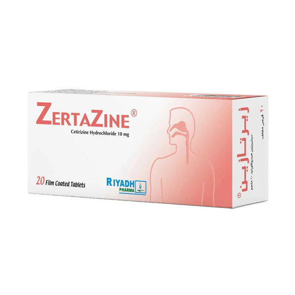 Zertazine 10 mg 20 tab