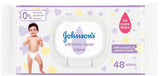 Johnson's Baby Wipes Perfect Clean 48 Wipes