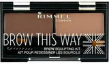 Rimmel This Way Eyebrow Palette - Medium Brown