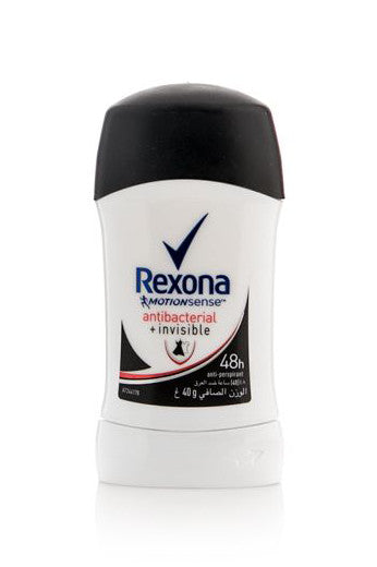 Rexona Women Deodorant Stick Antibacterial Protection + Invisible 40 gm