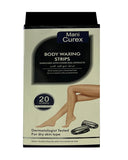 Mane Corex Hair Removal Wax Strips With Charcoal Extract - 20 Strips