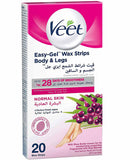 Veet wax strips for normal skin 20 pieces