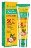 Disaar Sunscreen Cream SPF 50 With Argan Oil Moisturizing And Whitening 50 Gm