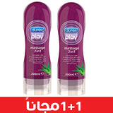Offer Durex Play Refreshing Massage Gel 2 x 200 ml 1 + 1 Free