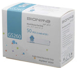 Bionim Blood Glucose Test Strips 50 Pieces - GS260