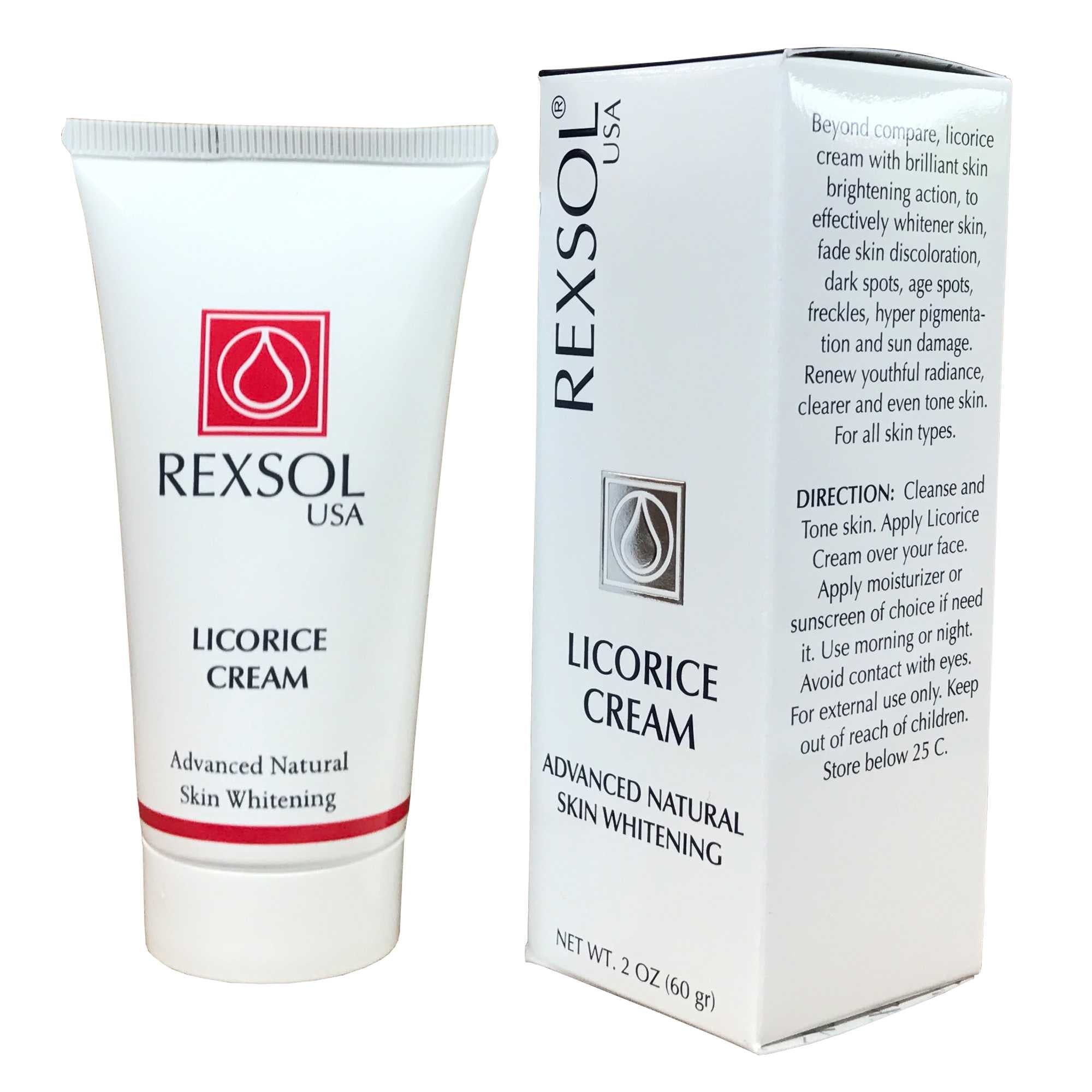 Rexsol Whitening Cream The Natural Formula Developed With Licorice 60g