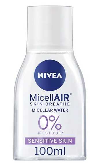 NIVEA, Gentle Micellar Water, Make-up Remover, For All Skin Types, Travel Pack, 100 ml