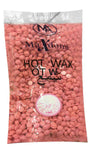 Wax granules for hair removal, pink color - 400 gm