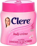 Clear Moisturizing Body Cream with Lanolin and Glycerin 500 gm with Vitamin E and A from Clere