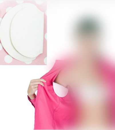 Underarm pads to absorb sweat and remove odor, with adhesive tape, for men and women - 6 pieces