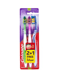Colgate Toothbrush Zigzag Medium 2+1 Free