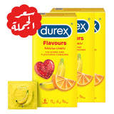 Presentation of Durex Condoms Select Fruits 12 Pieces x 3