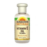Sundown Naturals Pure Vitamin E Skin Care Oil 70,000 IU 75ml