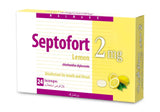 Septofort lozenges lemon 2 mg 24 tablets