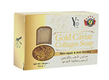 YC Gold Soap with collagen to repair and treat wrinkles 100 gm