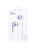 Silver color earphones - 1.2 meters