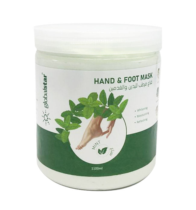 Global Star Moisturizing Mask for Hands and Feet with Mint 1100 ml