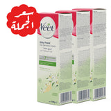 Veet hair removal cream for dry skin with iris flower 100 ml x 3
