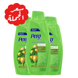 Presentation of pert hair shampoo olive oil 600 ml x 3
