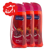 Offer Hobby Fresh Care Shower Gel Pomegranate 500ml×3