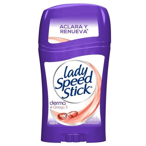 Lady Speed ​​Deodorant Stick Derma Omega 3 Bar 45 gm